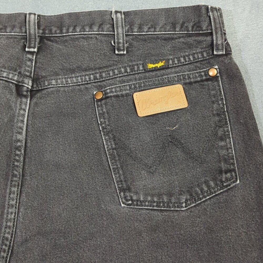 Wrangler Jeans Mens 40x32 Fits 38x31 Black 13MWZ Cowboy Cut Western Cowboy Rodeo
